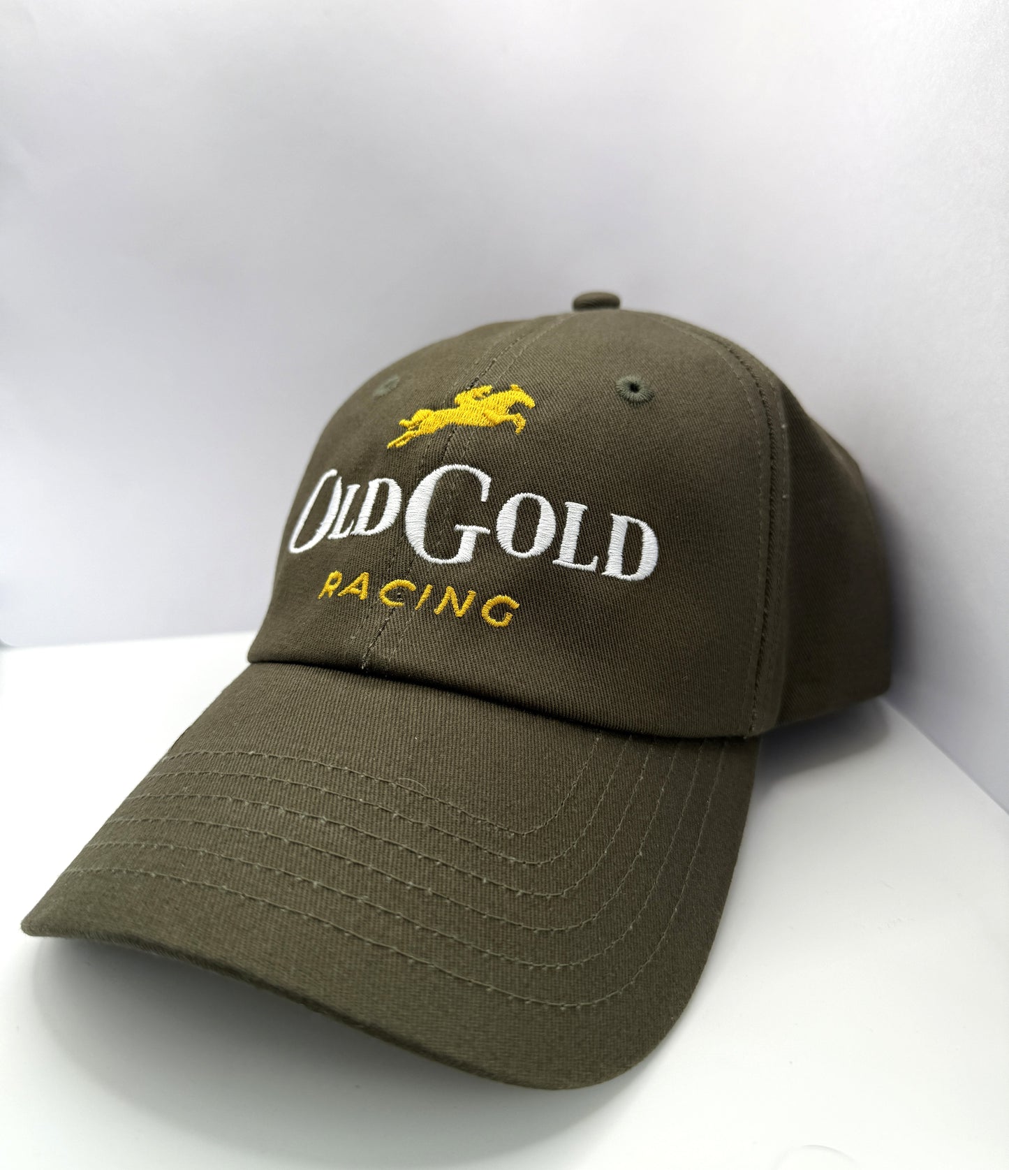 Old Gold Racing Caps