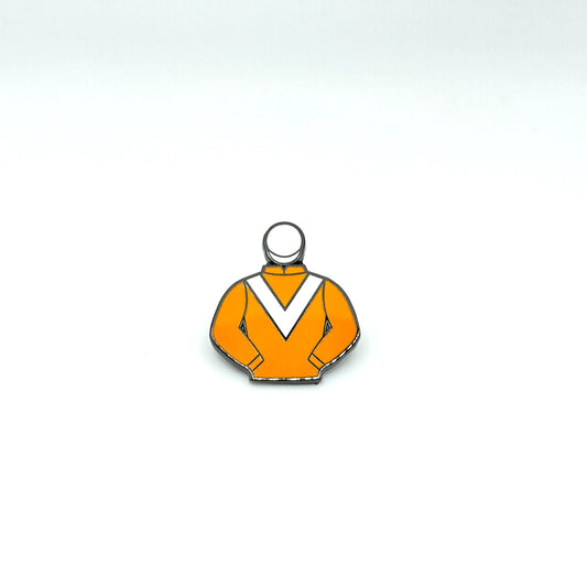 Old Gold Racing Silks Pin
