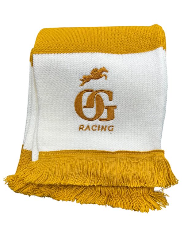 Old Gold Racing Raceday Scarf - Image 2